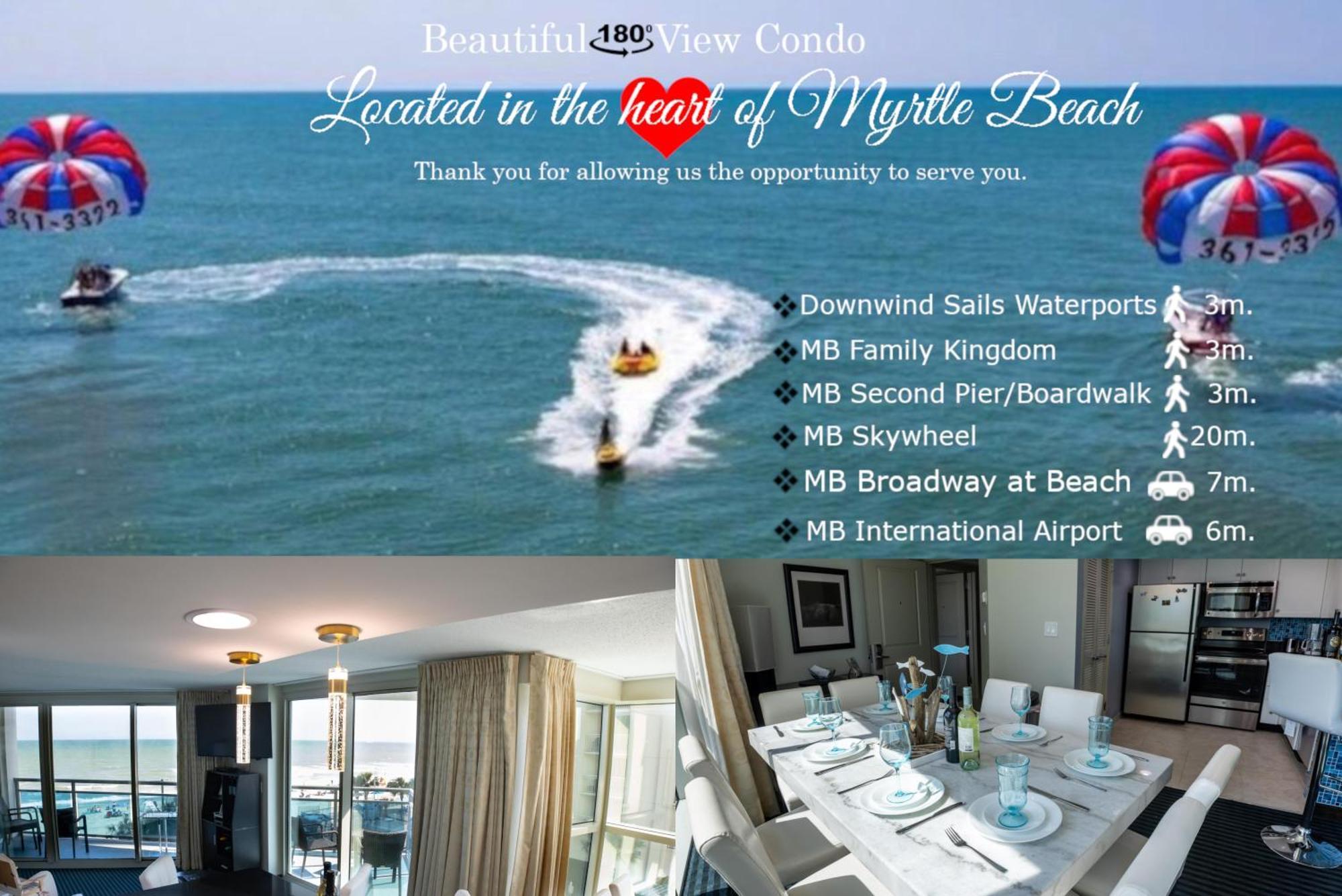 הוילה מירטל ביץ' 107 S Ocean Blvd, 0308 - Ocean Front Sleeps 6 מראה חיצוני תמונה
